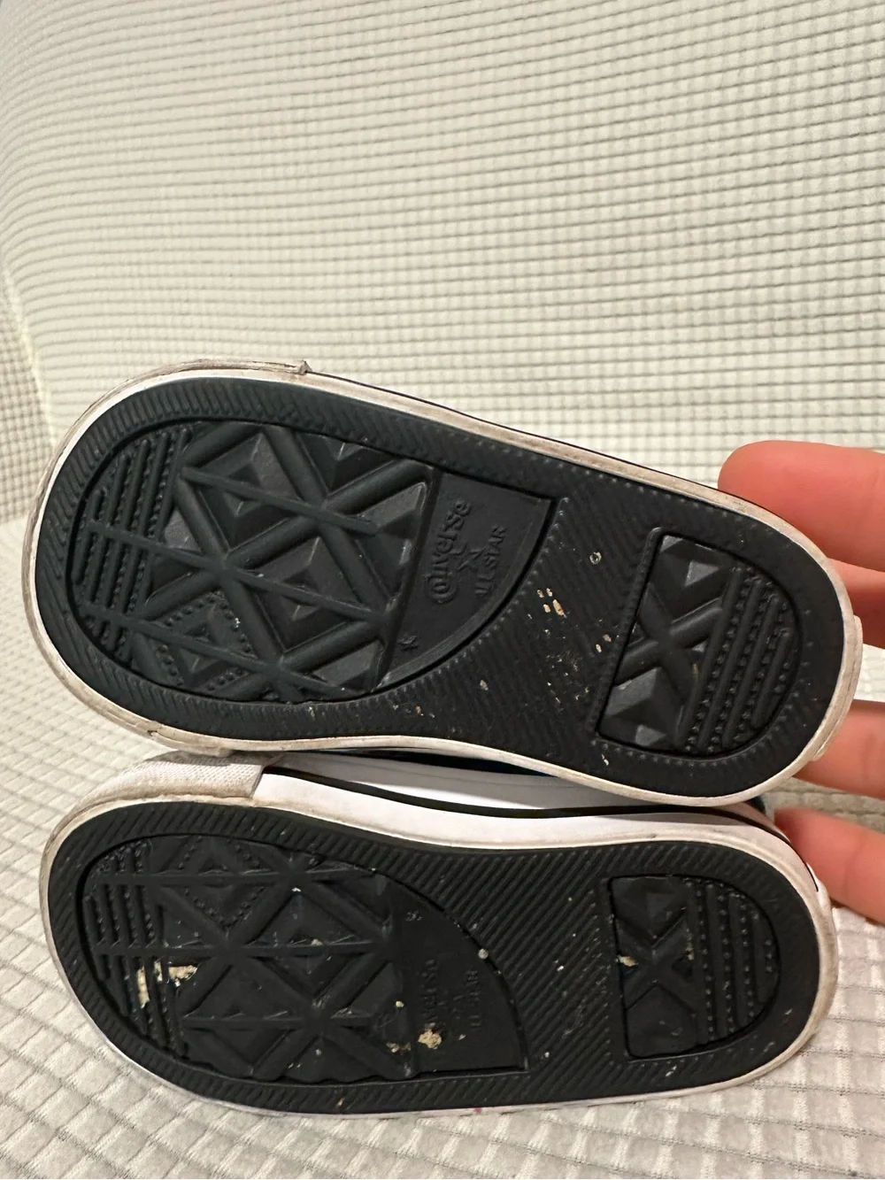 Converse Kids Black and White Low-Top Sneakers
